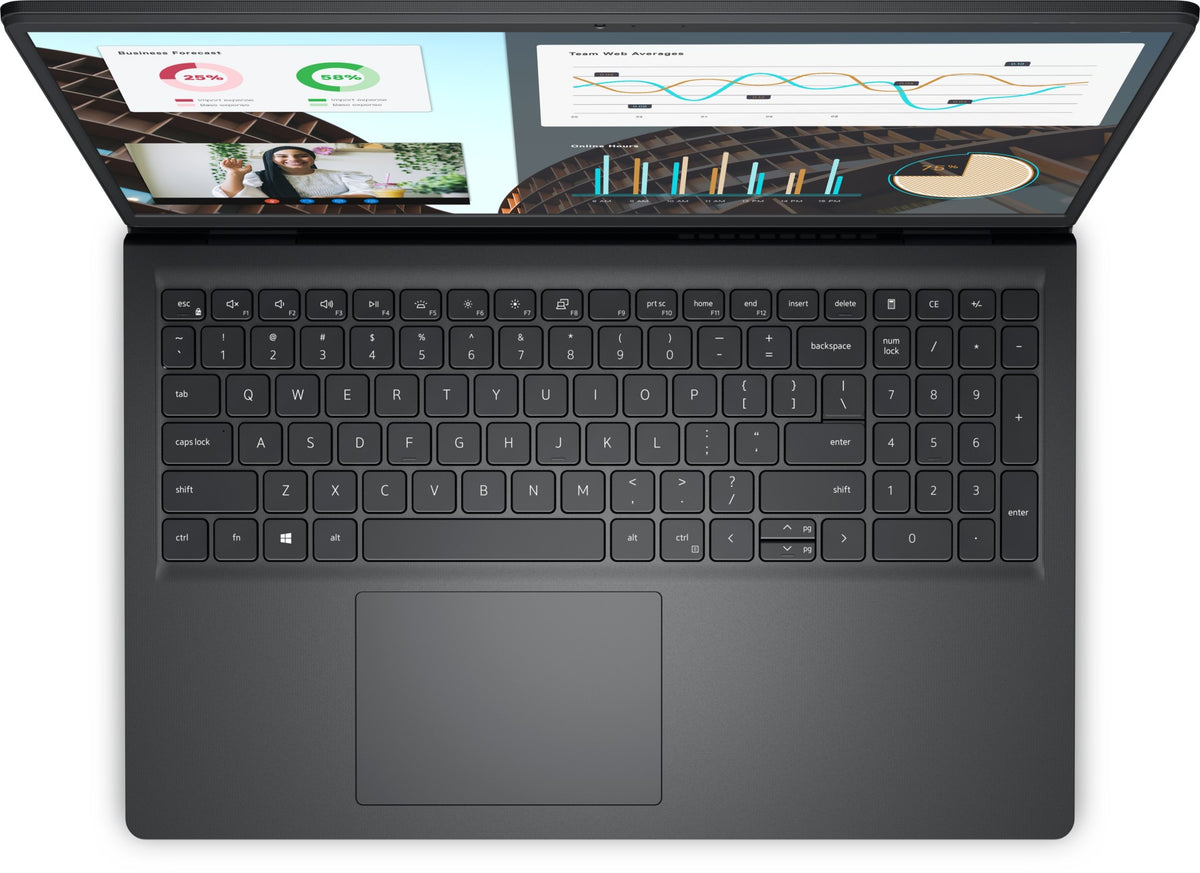 Dell Vostro 3530 – Core i7-1355U, 8GB DDR4, 512GB SSD, 15.6" FHD 120Hz, Carbon Black – 3