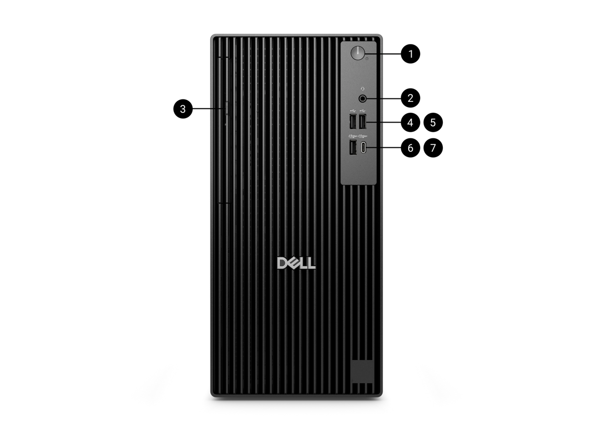 Dell Pro Tower QCT1250 – Core i7-14700, 8GB DDR5, 512GB SSD, 180W – 3 Years Warranty – 5