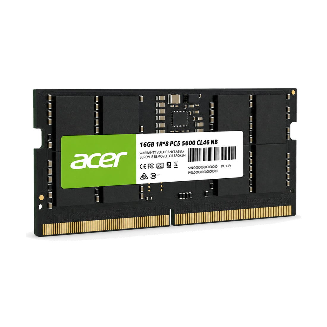 Acer SD200 16GB DDR5-5600 SO-DIMM Laptop RAM