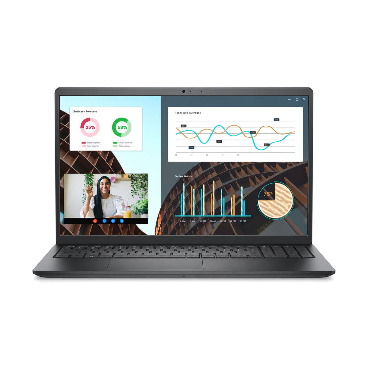 Dell Vostro 3530 – Core i7-1355U, 8GB DDR4, 512GB SSD, 15.6" FHD 120Hz, Carbon Black